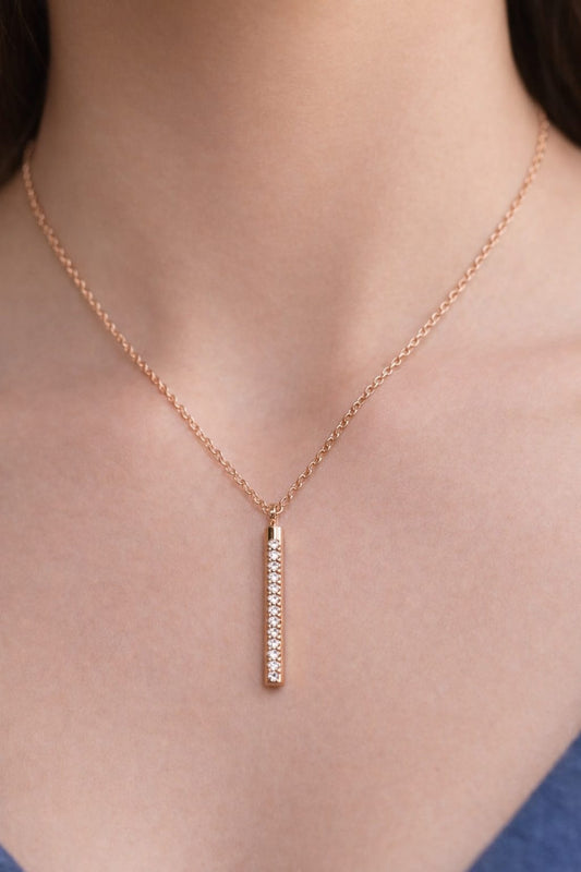 Vertical Bar Necklace