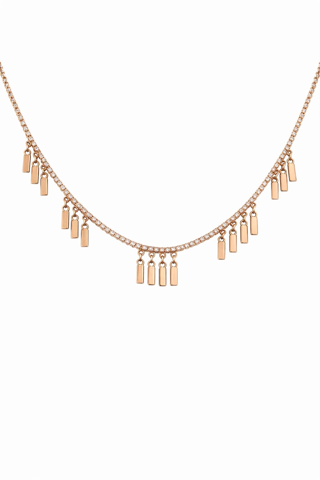 Dainty Crystal Tennis Necklace